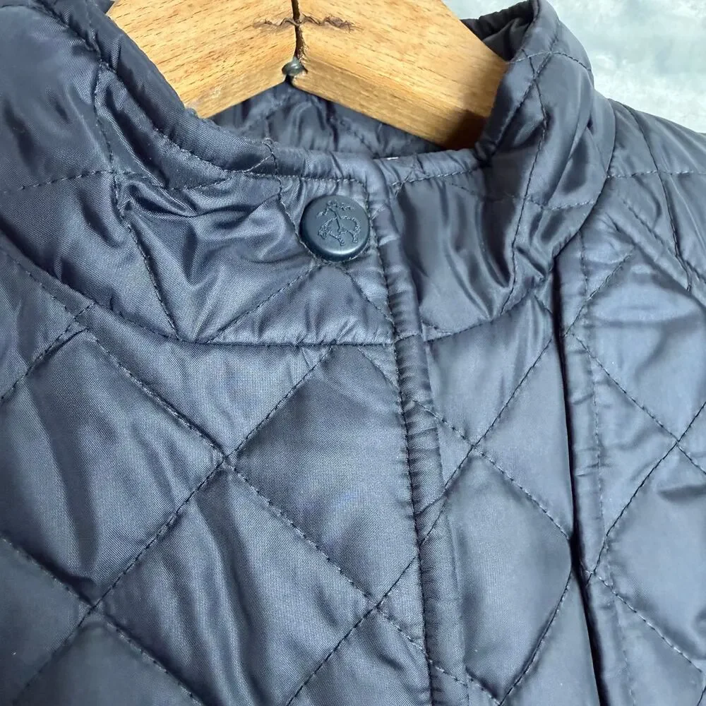 Brooks Brothers Kids Quilted Jacket Navy Blue‎ Size Large